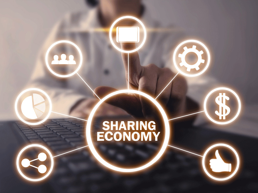 Uso de la sharing economy, transacción social y de bienes.